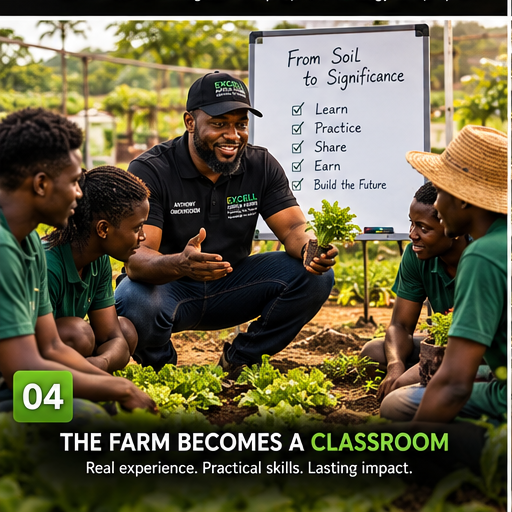 African farm becoming a practical classroom for learning and enterprise