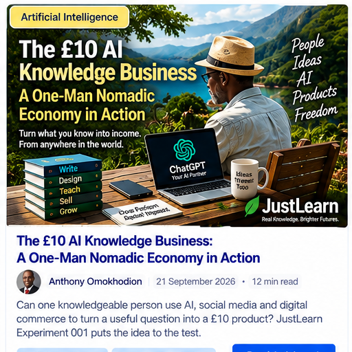 AI-assisted one-person knowledge business and nomadic economy