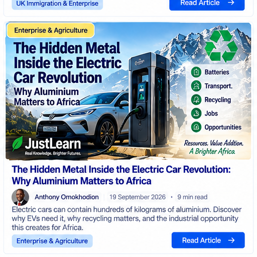 Aluminium, electric vehicles, recycling and African industrial opportunity